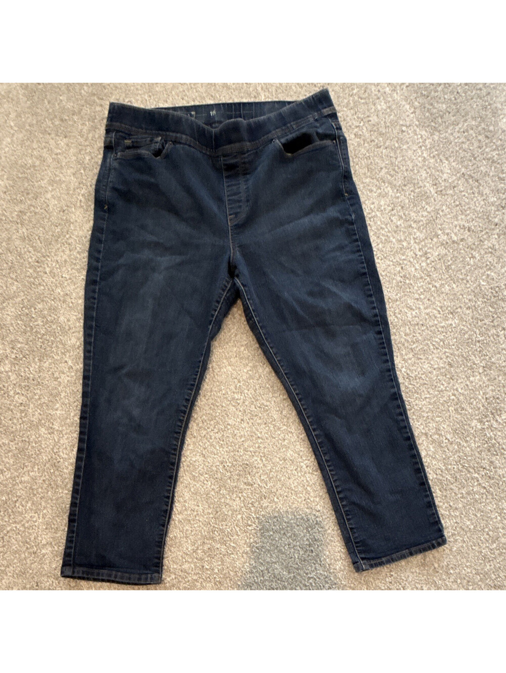 Levi's Women's Skinny Dark Wash Blue Denim Jeggings Slim Fit Stretch Mid Rise 16